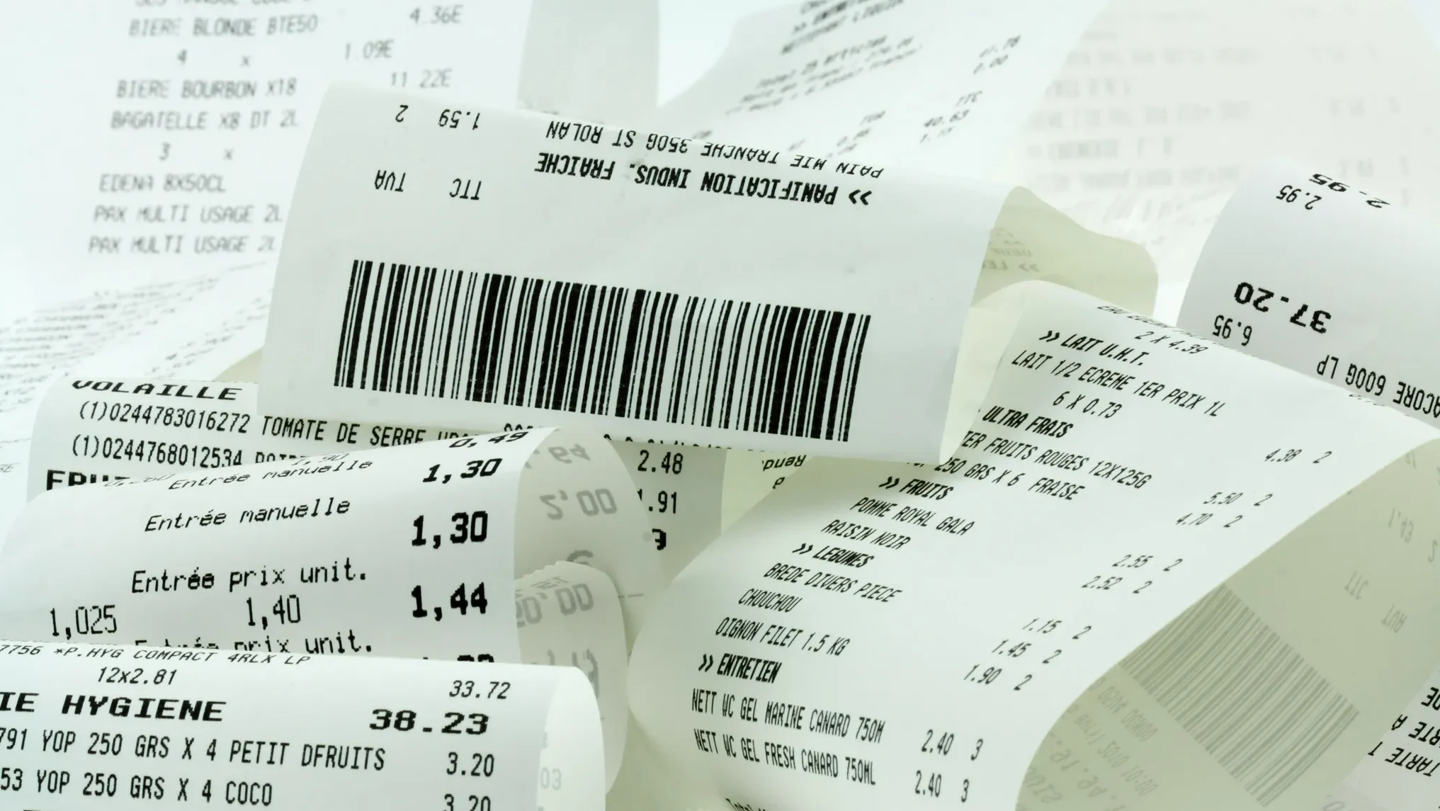 tickets de caisse