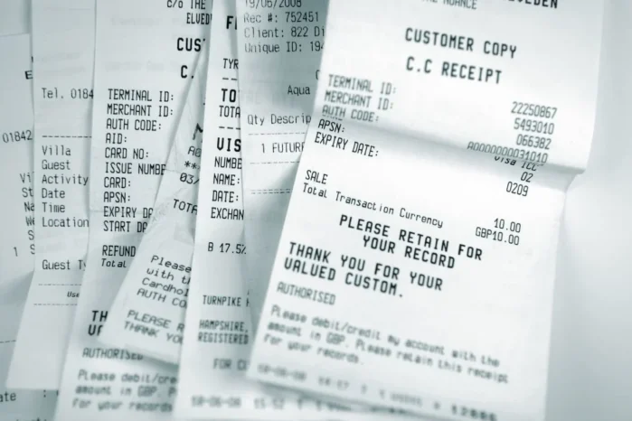 tickets de caisse